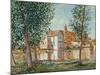 The Loing at Moret, September Morning-Alfred Sisley-Mounted Giclee Print