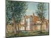 The Loing at Moret, September Morning-Alfred Sisley-Mounted Giclee Print