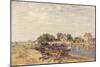 The Loing at Saint-Mammes, 1885-Alfred Sisley-Mounted Giclee Print