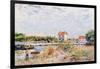 The Loing at Saint-Mammes, 1885-Alfred Sisley-Framed Giclee Print