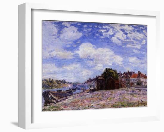 The Loing at Saint-Mammès-Alfred Sisley-Framed Giclee Print