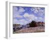 The Loing at Saint-Mammès-Alfred Sisley-Framed Giclee Print