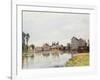 The Loing Below the Pont De Moret, 1892-Alfred Sisley-Framed Giclee Print