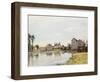 The Loing Below the Pont De Moret, 1892-Alfred Sisley-Framed Giclee Print