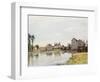 The Loing Below the Pont De Moret, 1892-Alfred Sisley-Framed Giclee Print