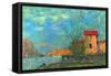 The Loing in Moret-Alfred Sisley-Framed Stretched Canvas