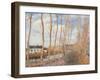 The Loing's Canal-Alfred Sisley-Framed Giclee Print