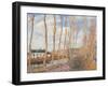 The Loing's Canal-Alfred Sisley-Framed Giclee Print