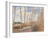 The Loing's Canal-Alfred Sisley-Framed Giclee Print