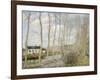 The Loing's Canal-Alfred Sisley-Framed Giclee Print