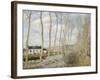 The Loing's Canal-Alfred Sisley-Framed Giclee Print