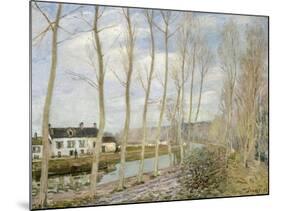 The Loing's Canal-Alfred Sisley-Mounted Giclee Print