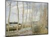 The Loing's Canal-Alfred Sisley-Mounted Giclee Print