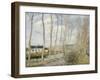 The Loing's Canal-Alfred Sisley-Framed Giclee Print