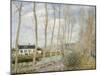 The Loing's Canal-Alfred Sisley-Mounted Giclee Print