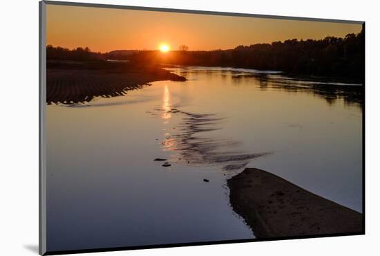 The Loire River, Langeais, Loire Valley, UNESCO World Heritage Site, Indre et Loire, France, Europe-Nathalie Cuvelier-Mounted Photographic Print