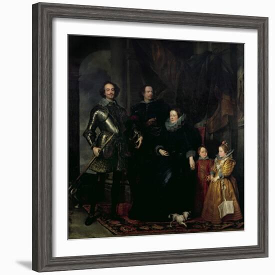 The Lomellini Family, C.1626-27-Sir Anthony Van Dyck-Framed Giclee Print