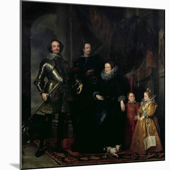 The Lomellini Family, C.1626-27-Sir Anthony Van Dyck-Mounted Giclee Print