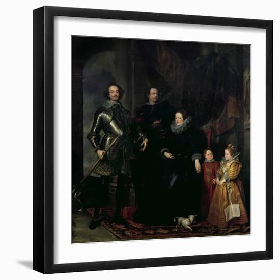 The Lomellini Family, C.1626-27-Sir Anthony Van Dyck-Framed Giclee Print