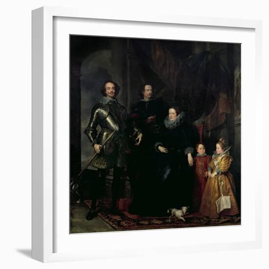 The Lomellini Family, C.1626-27-Sir Anthony Van Dyck-Framed Giclee Print