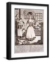 The London Al - N's Taste, or Pretty Sally of the Chop-House, 1750-null-Framed Giclee Print