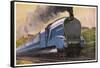 The London and North Eastern Railway's "Coronation" Express-null-Framed Stretched Canvas