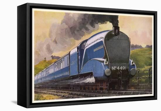 The London and North Eastern Railway's "Coronation" Express-null-Framed Stretched Canvas