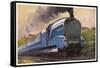The London and North Eastern Railway's "Coronation" Express-null-Framed Stretched Canvas