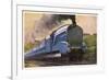 The London and North Eastern Railway's "Coronation" Express-null-Framed Art Print