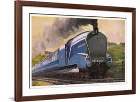 The London and North Eastern Railway's "Coronation" Express-null-Framed Art Print