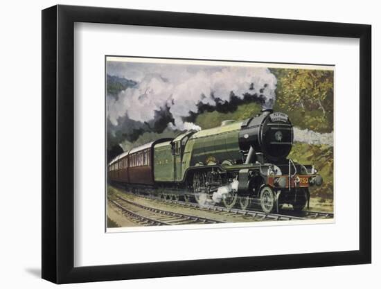 The London and North Eastern Railway's "Flying Scotsman" Express-null-Framed Photographic Print