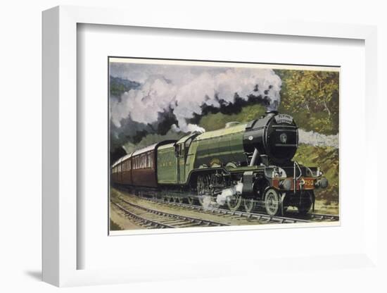 The London and North Eastern Railway's "Flying Scotsman" Express-null-Framed Photographic Print