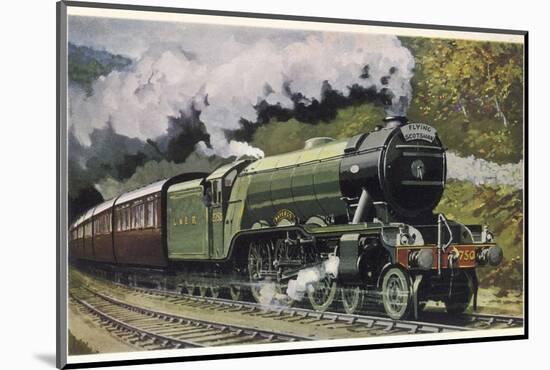 The London and North Eastern Railway's "Flying Scotsman" Express-null-Mounted Photographic Print