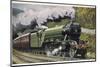 The London and North Eastern Railway's "Flying Scotsman" Express-null-Mounted Photographic Print