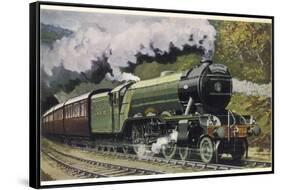 The London and North Eastern Railway's "Flying Scotsman" Express-null-Framed Stretched Canvas