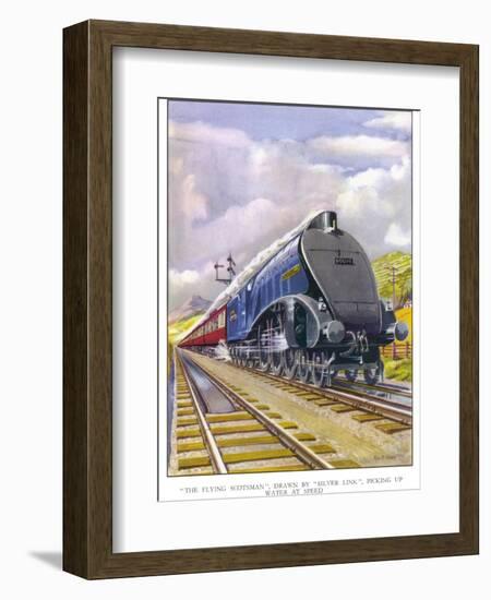 The London and North Eastern Railway's "Flying Scotsman" Express-R.m. Clark-Framed Photographic Print