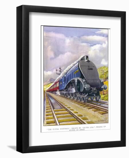 The London and North Eastern Railway's "Flying Scotsman" Express-R.m. Clark-Framed Photographic Print