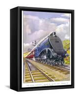 The London and North Eastern Railway's "Flying Scotsman" Express-R.m. Clark-Framed Stretched Canvas