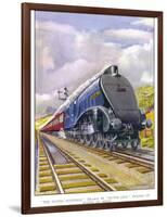 The London and North Eastern Railway's "Flying Scotsman" Express-R.m. Clark-Framed Photographic Print