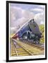 The London and North Eastern Railway's "Flying Scotsman" Express-R.m. Clark-Framed Photographic Print