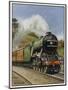 The London and North Eastern Railway's "Flying Scotsman" Express-Barnard Way-Mounted Art Print