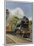 The London and North Eastern Railway's "Flying Scotsman" Express-Barnard Way-Mounted Art Print