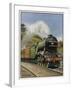 The London and North Eastern Railway's "Flying Scotsman" Express-Barnard Way-Framed Art Print