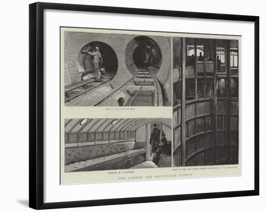 The London and Southwark Subway-null-Framed Giclee Print