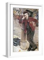 The London Bootblack, 1882-Jules Bastien-Lepage-Framed Giclee Print
