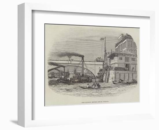 The London Bridge Steam Wharf-null-Framed Giclee Print