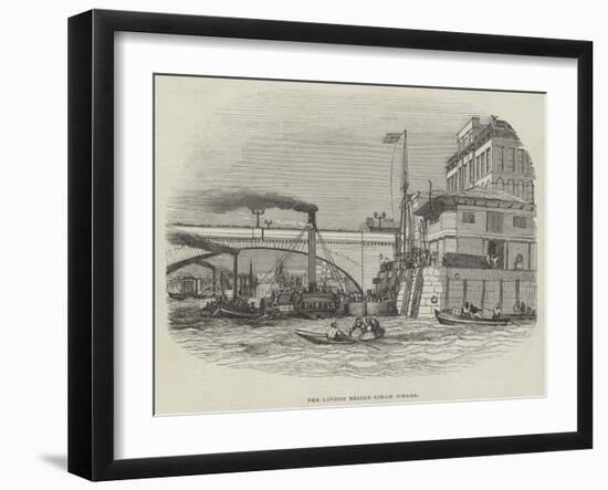 The London Bridge Steam Wharf-null-Framed Giclee Print