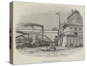 The London Bridge Steam Wharf-null-Stretched Canvas