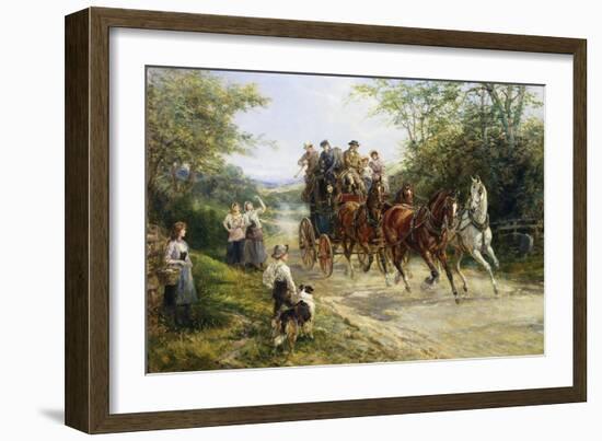 The London Coach-Heywood Hardy-Framed Giclee Print