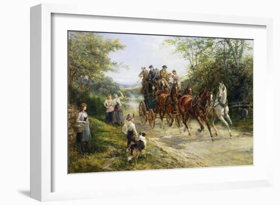 The London Coach-Heywood Hardy-Framed Giclee Print